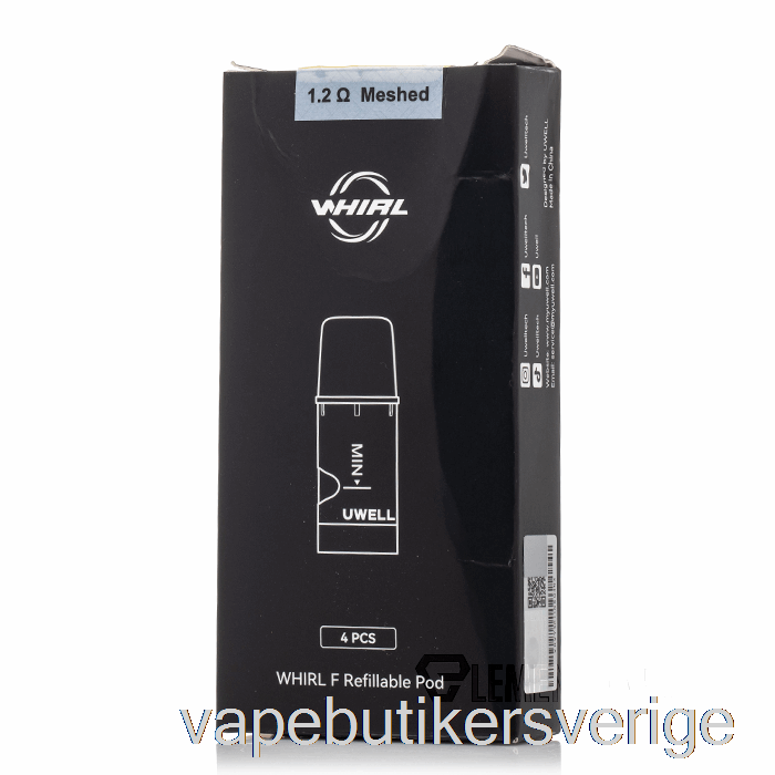 Vape Sverige Uwell Whirl F Ersättningsskidor 1,2 Ohm Meshed Pods